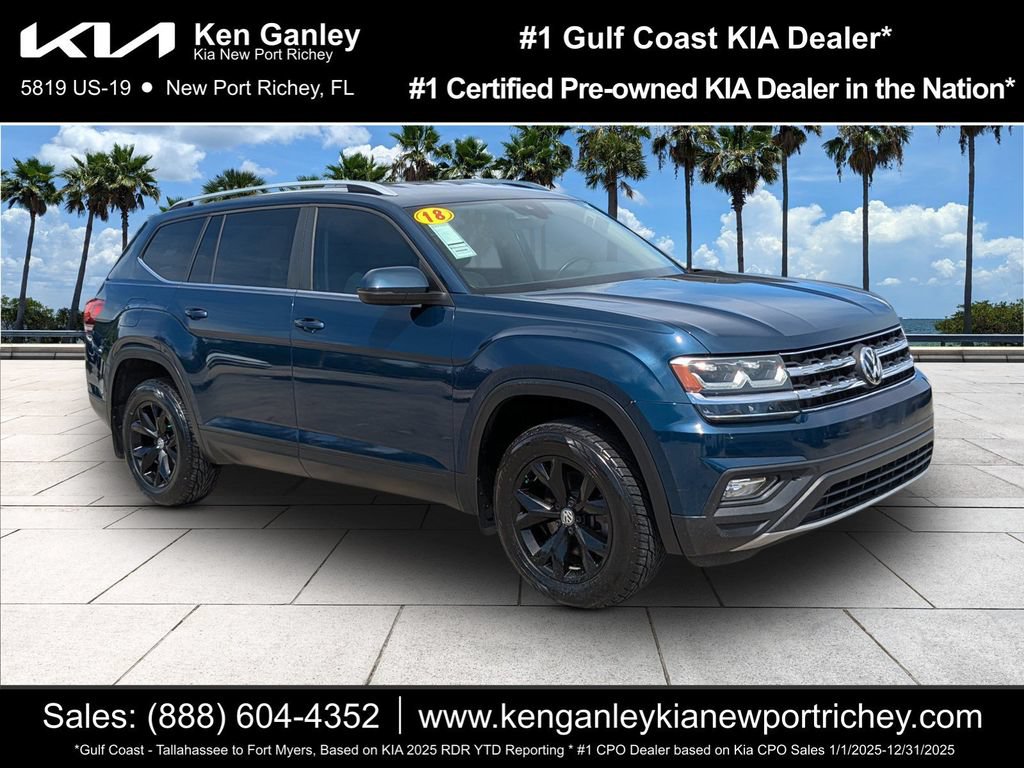 Used 2018 Volkswagen Atlas SE AWD/4WD image 1