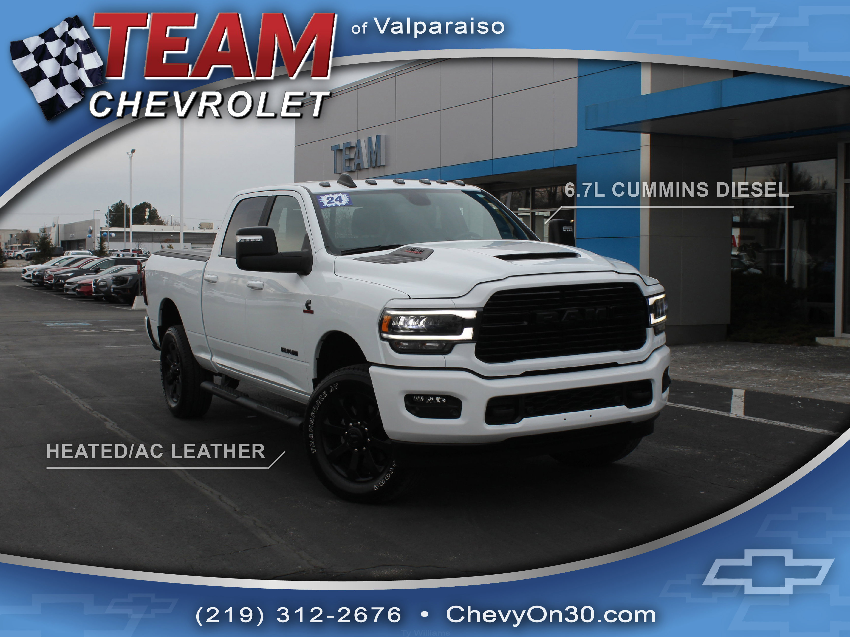Used 2024 RAM 3500 Laramie w/ Night Edition image 1