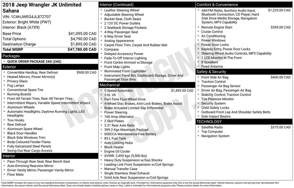 Used 2018 Jeep Wrangler Unlimited Sahara image 29