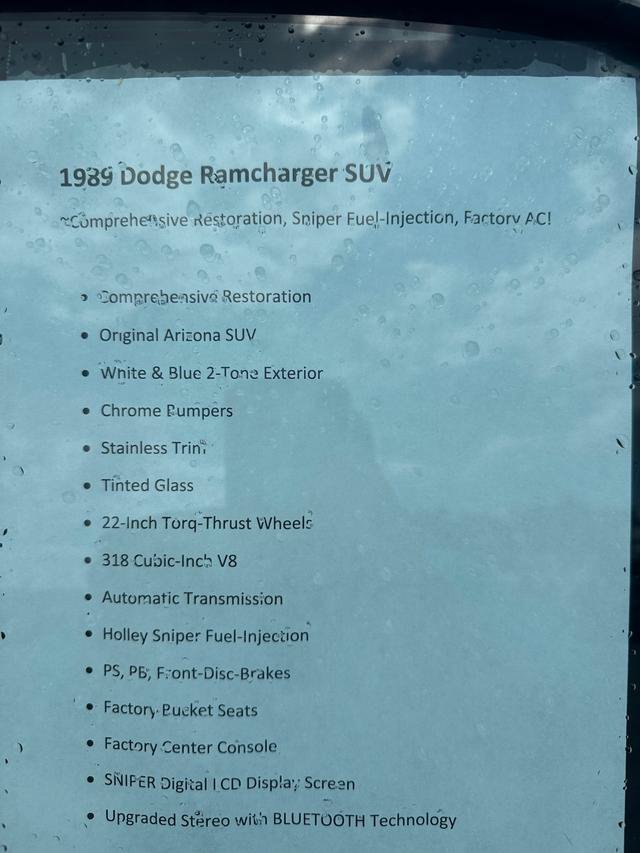 Used 1989 Dodge Ramcharger 2WD image 14