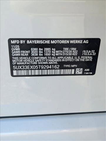 New 2026 BMW X6 xDrive40i w/ Executive Package image 16