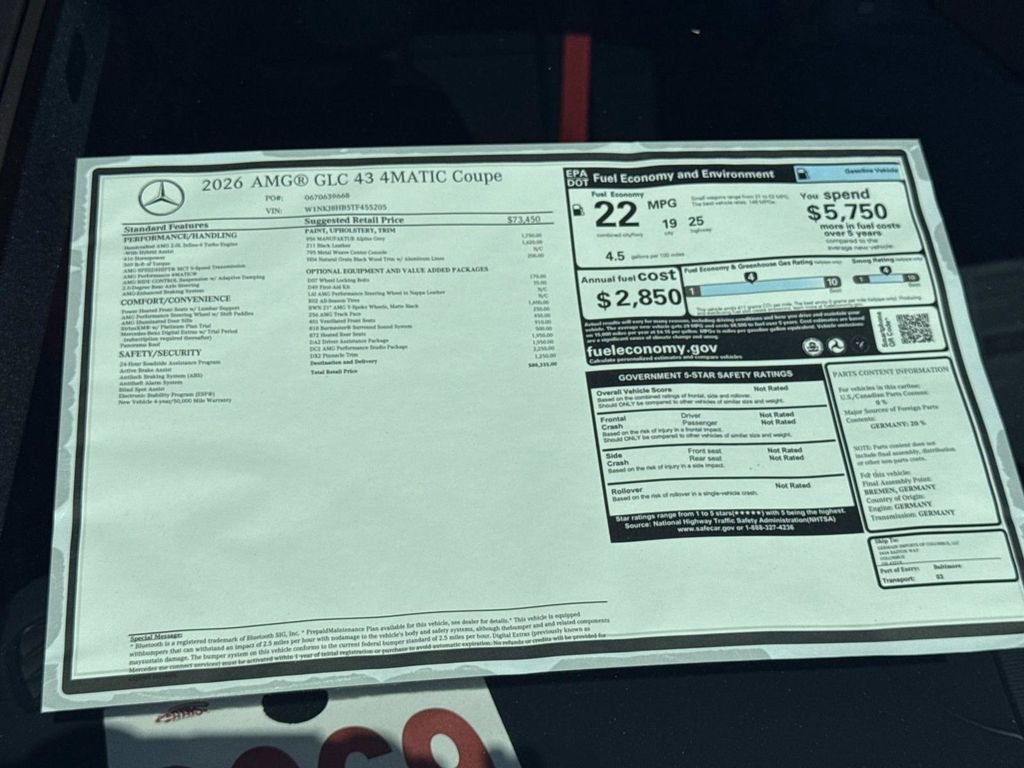 New 2026 Mercedes-Benz GLC 43 AMG GLC 43 AMGﾮ image 9