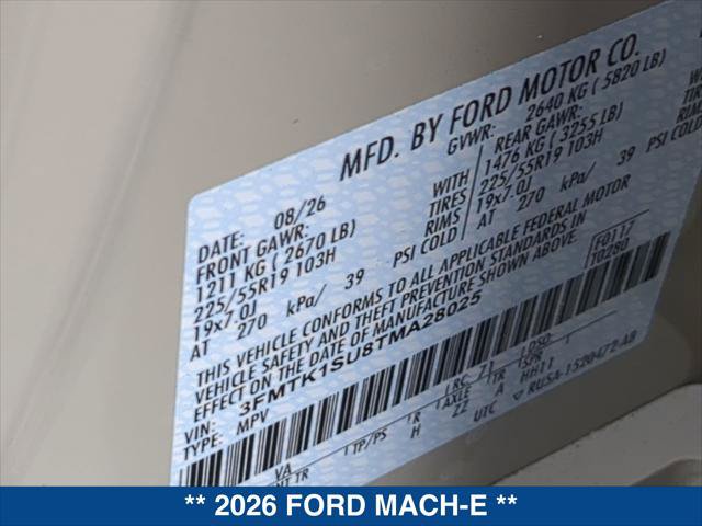 New 2026 Ford Mustang Mach-E Select AWD/4WD image 20