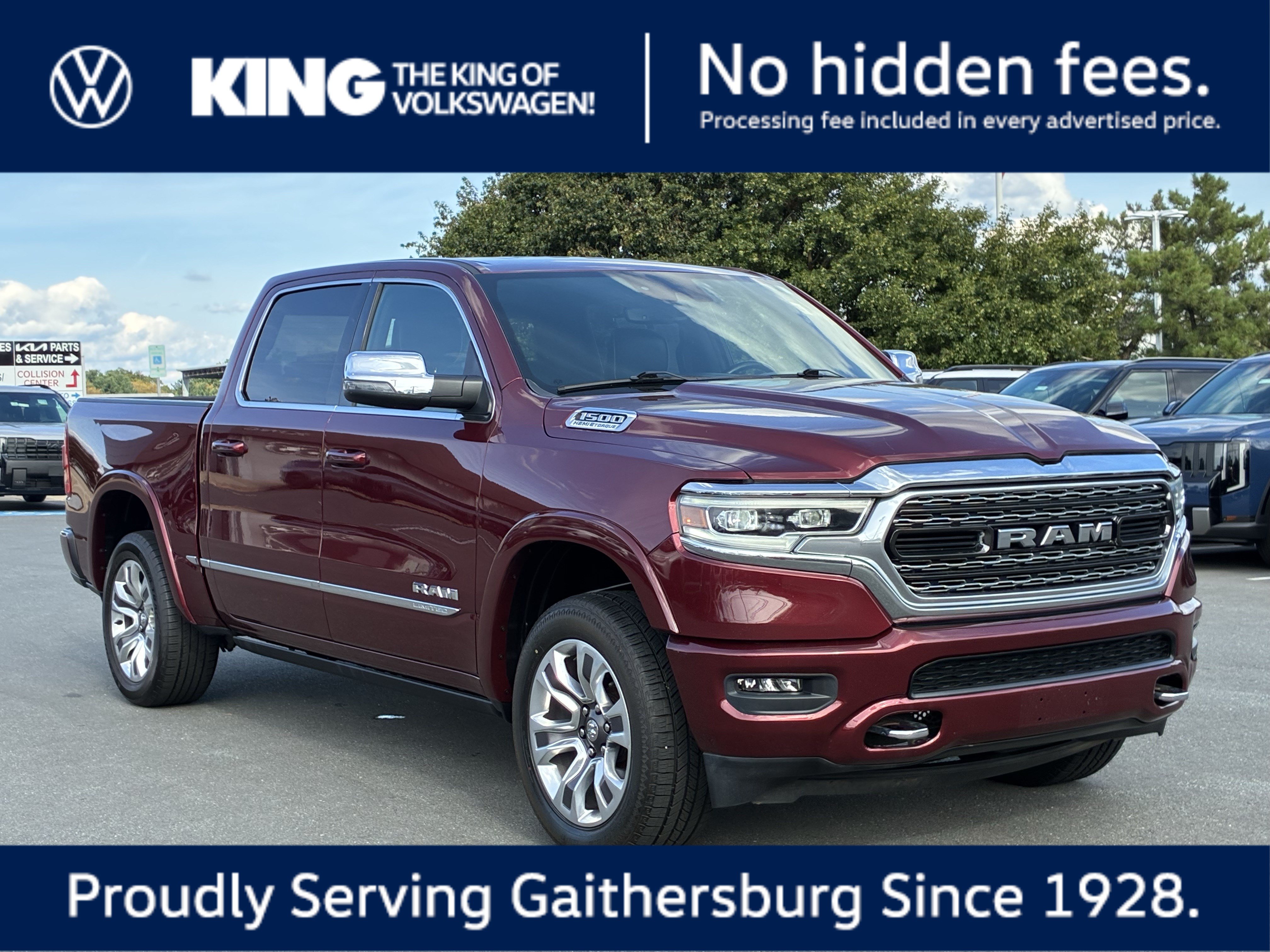Used 2023 RAM 1500 Limited w/ Body Color Bumper Group