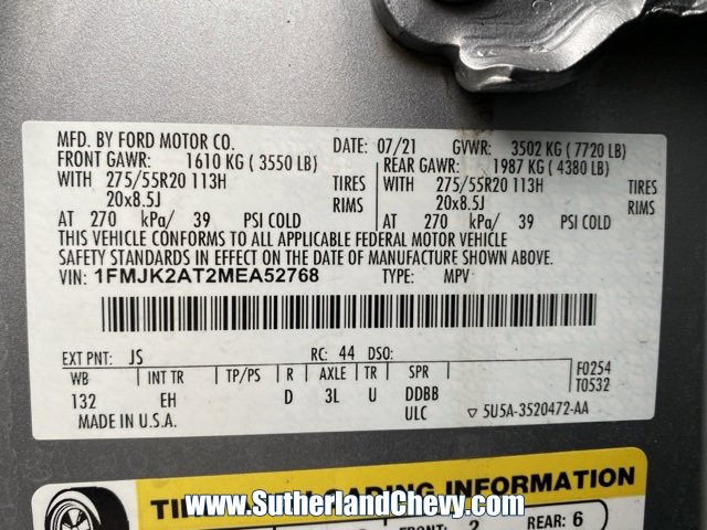 Used 2021 Ford Expedition Max Limited image 55