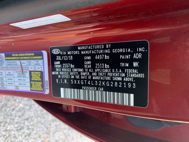 Used 2019 Kia Optima S w/ S Panoramic Sunroof Package FWD image 30