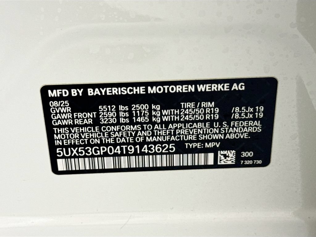 Used 2026 BMW X3 xDrive30i w/ Convenience Package AWD/4WD image 33