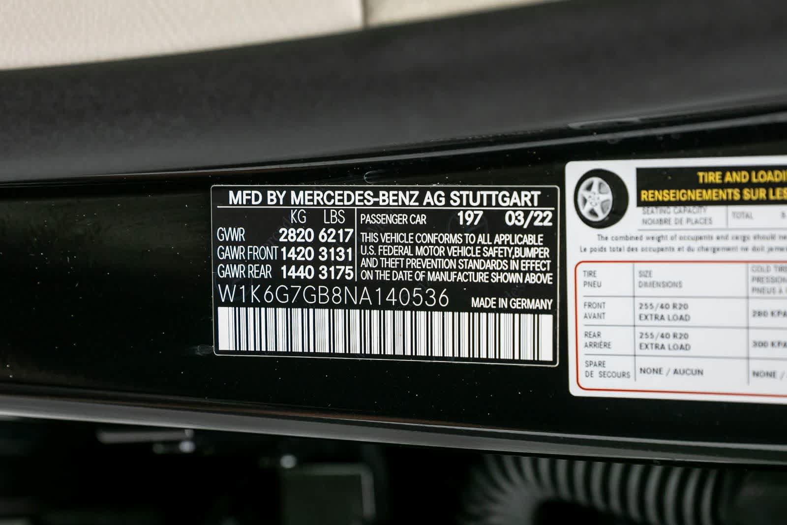 Used 2022 Mercedes-Benz S 580 4MATIC Sedan w/ Rear Seat Package image 26