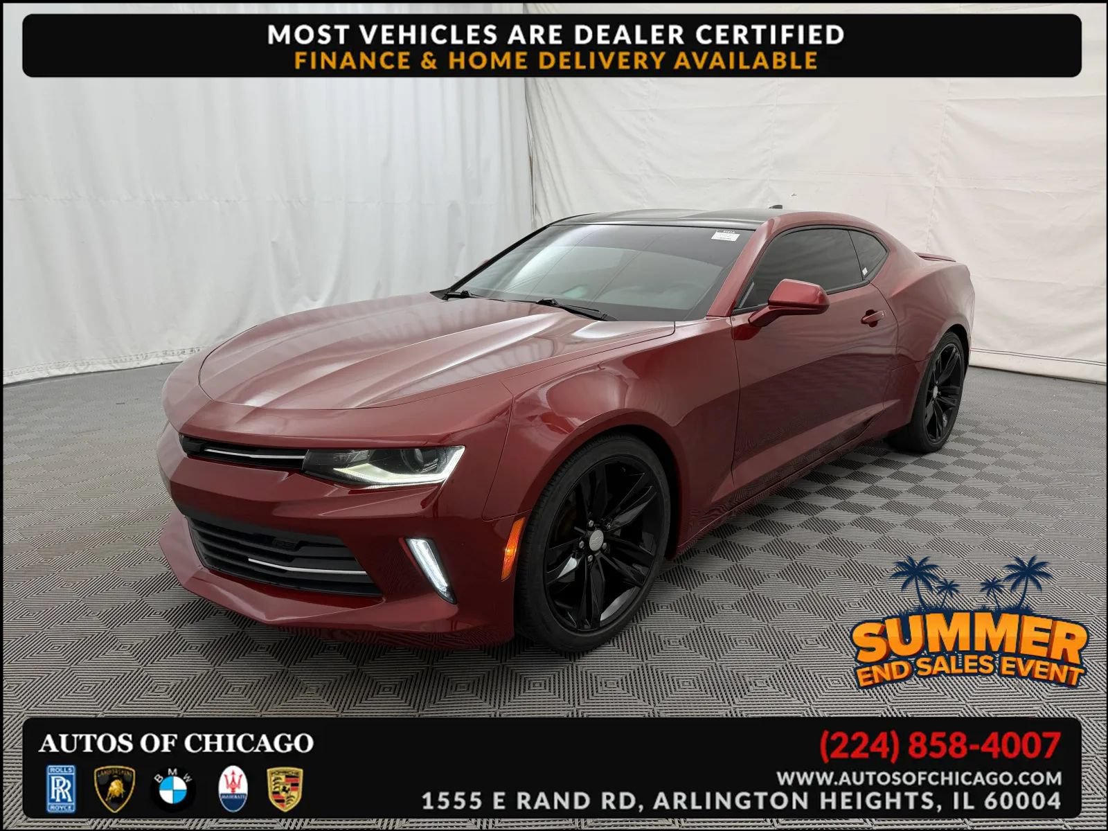 Used 2017 Chevrolet Camaro LT w/ RS Package