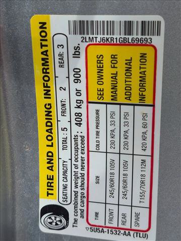 Used 2016 Lincoln MKX Select w/ Select Plus Package image 14