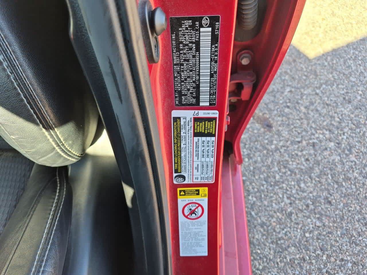 Used 2013 Toyota Camry SE FWD image 35