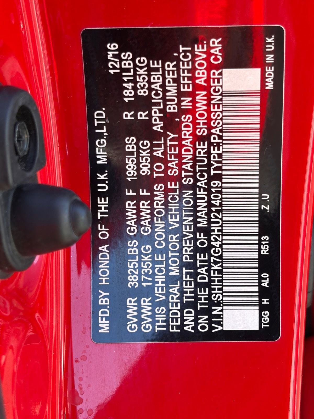 Certified 2017 Honda Civic Sport image 33