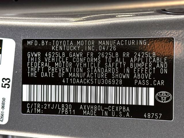 New 2026 Toyota Camry XSE FWD image 24