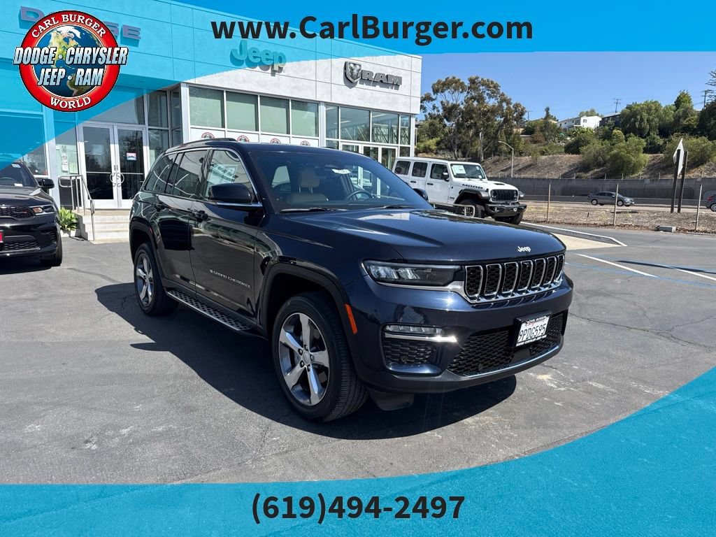 Certified 2024 Jeep Grand Cherokee Limited w/ Luxury Tech Group II RWD image 1