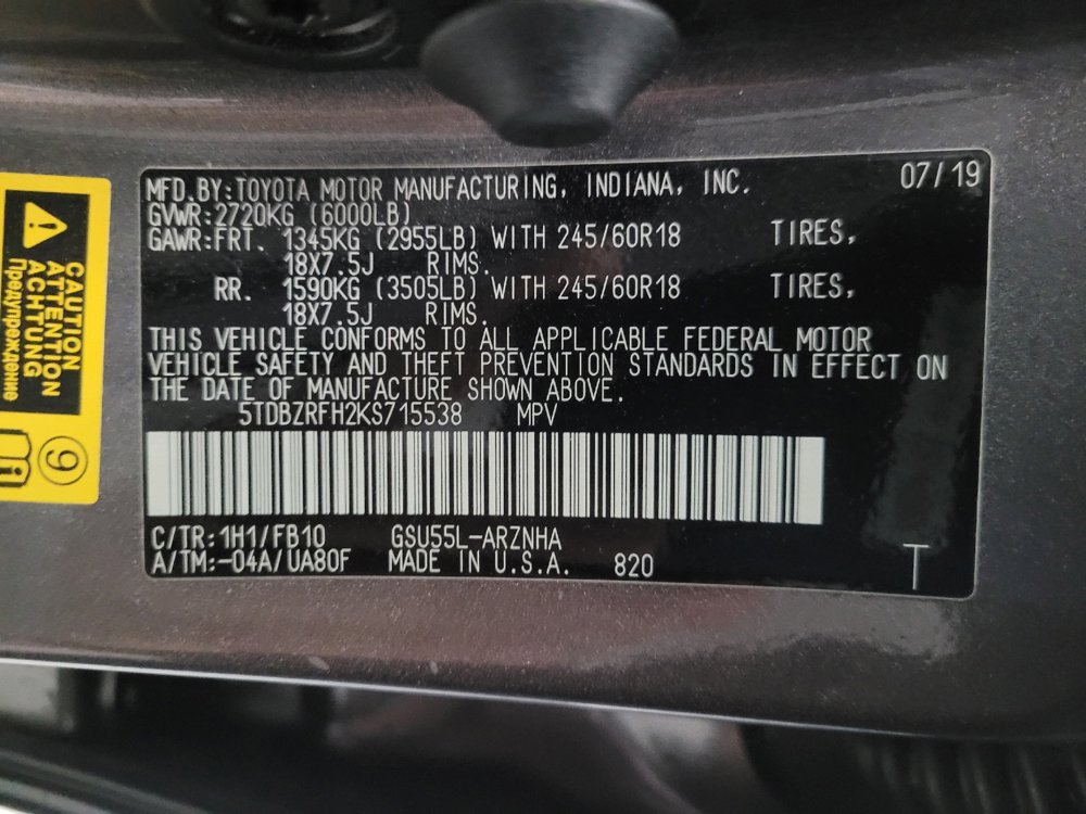 Used 2019 Toyota Highlander LE image 33