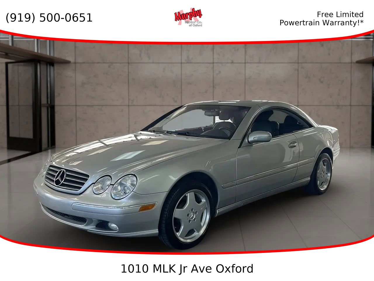 Used 2001 Mercedes-Benz CL 500 CL 500 Coupe 2D image 1