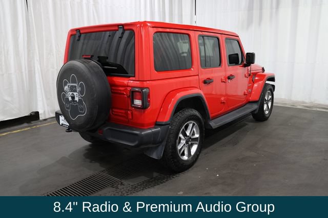 Used 2020 Jeep Wrangler Unlimited Sahara w/ Uconnect 4C Nav & Sound Group AWD/4WD image 3