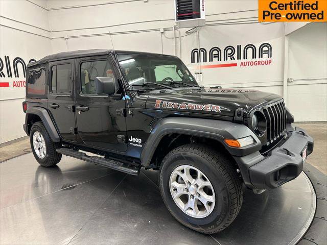 Certified 2021 Jeep Wrangler Unlimited Sport