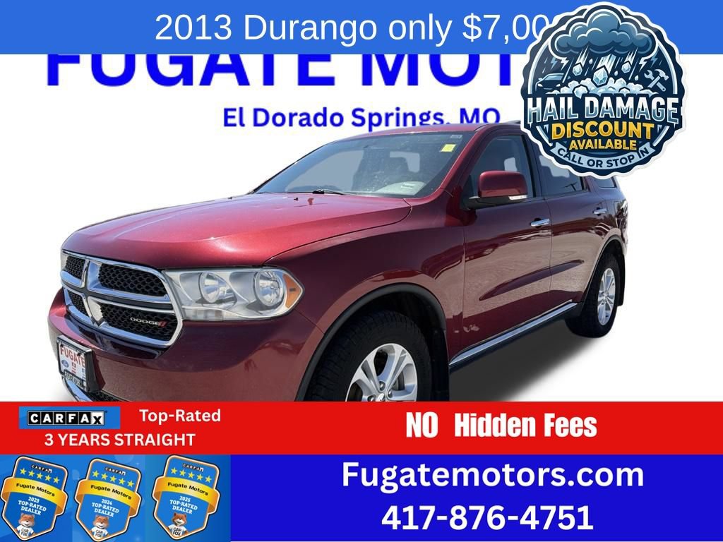 Used 2013 Dodge Durango Crew w/ Trailer Tow Group IV