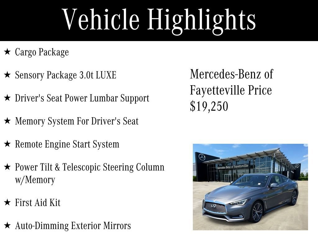 Used 2018 INFINITI Q60 3.0t Luxe w/ Sensory Package 3.0T Luxe AWD/4WD image 6