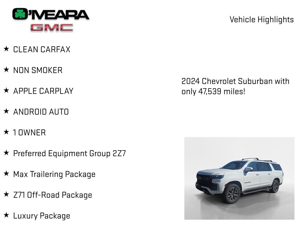 Used 2024 Chevrolet Suburban Z71 AWD/4WD image 8