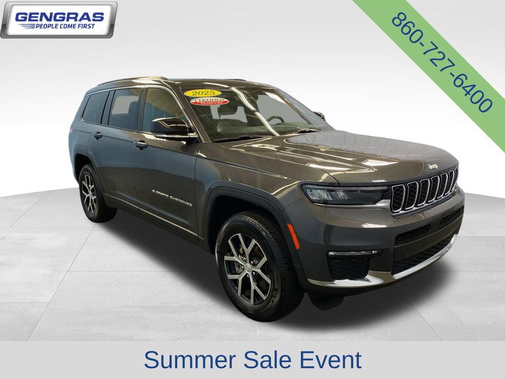 Certified 2025 Jeep Grand Cherokee L Limited w/ Trailer Tow Package