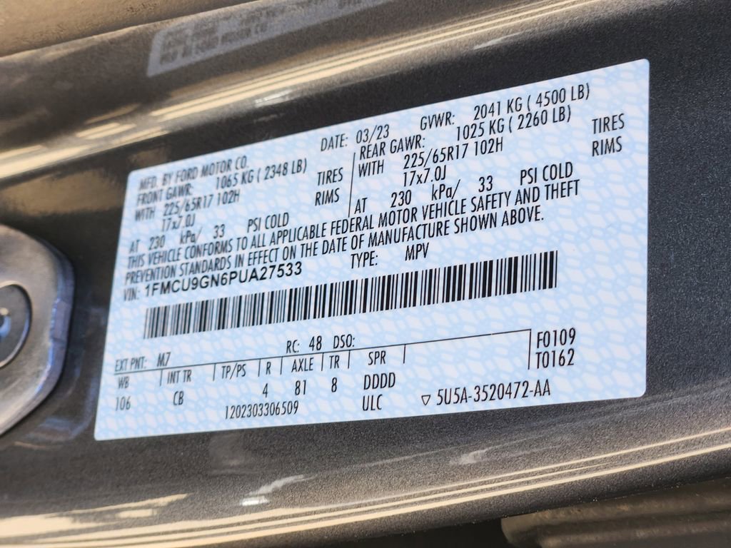 Used 2023 Ford Escape Active w/ Tech Pack #2 image 38