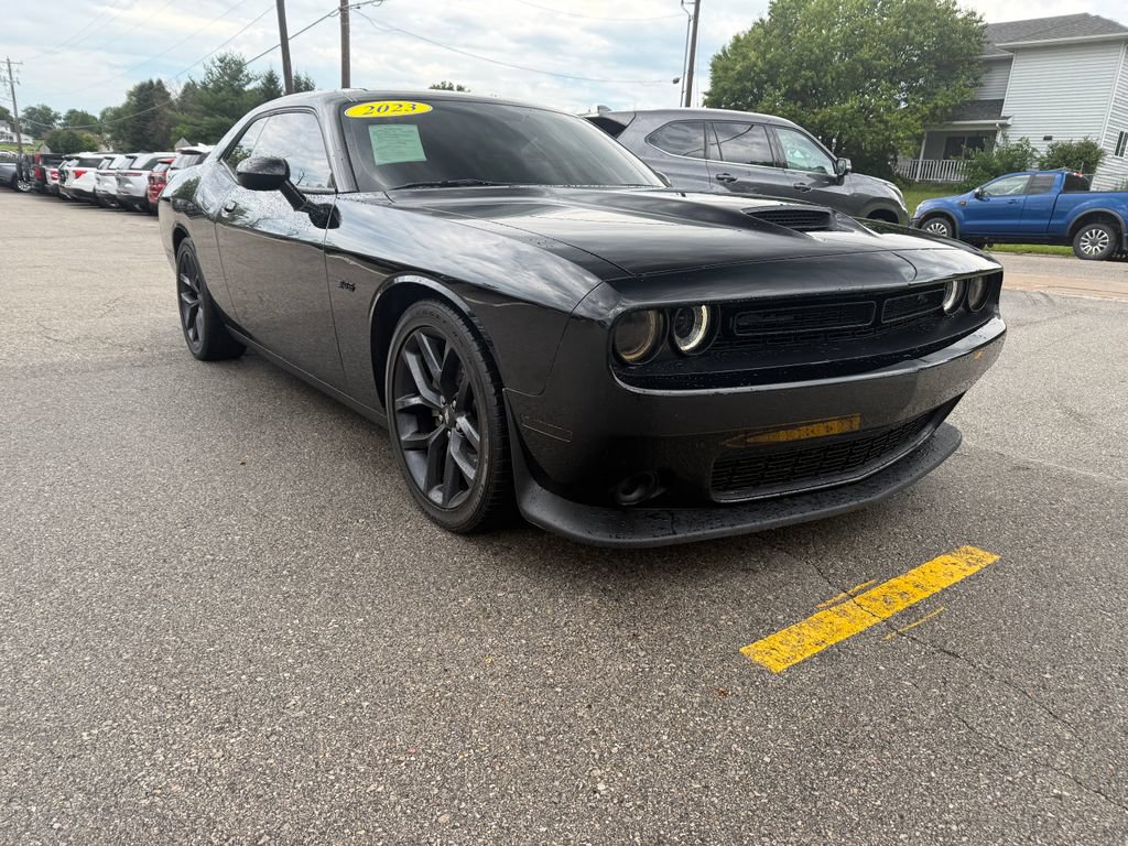 Used 2023 Dodge Challenger R/T w/ Blacktop Package RWD image 3