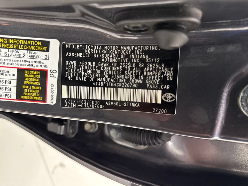 Used 2012 Toyota Camry LE FWD image 25