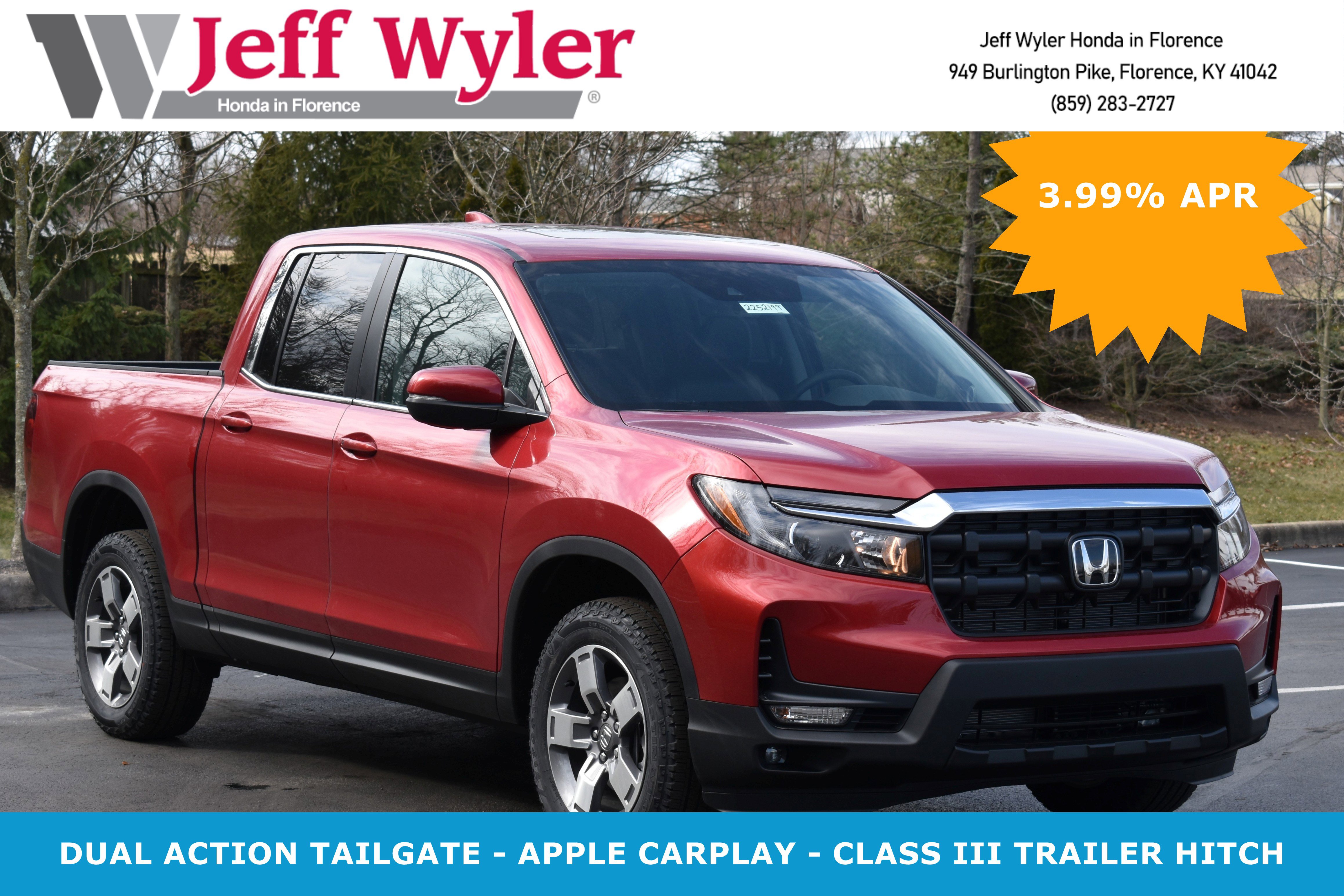 New 2026 Honda Ridgeline RTL image 1