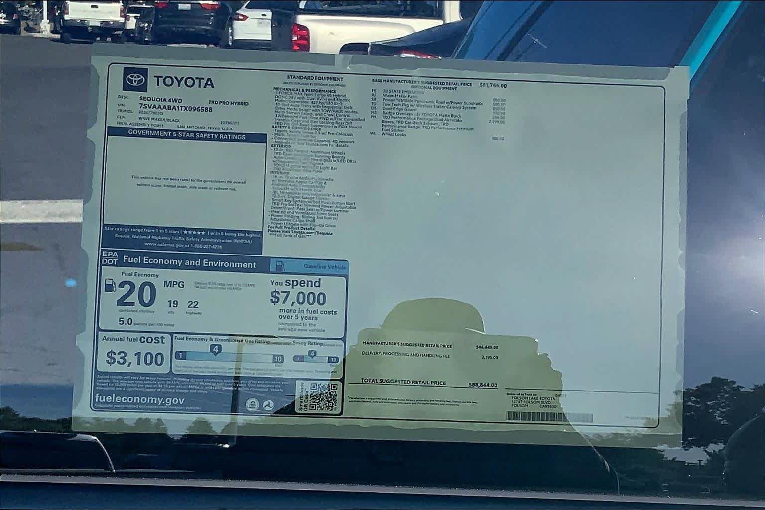 New 2026 Toyota Sequoia TRD Pro AWD/4WD image 20
