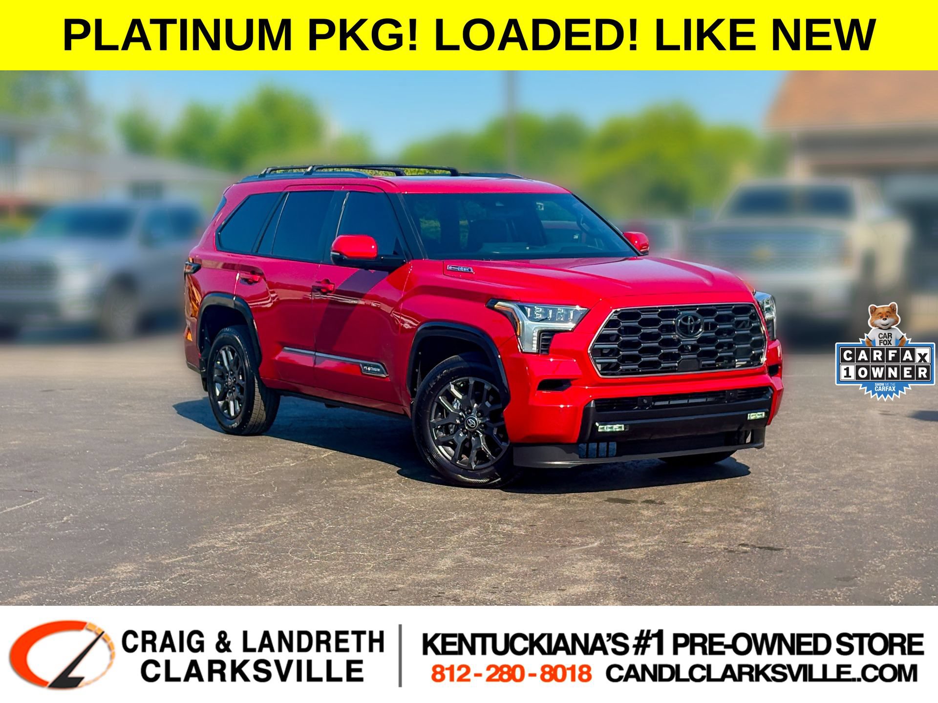 Used 2025 Toyota Sequoia Platinum AWD/4WD image 1