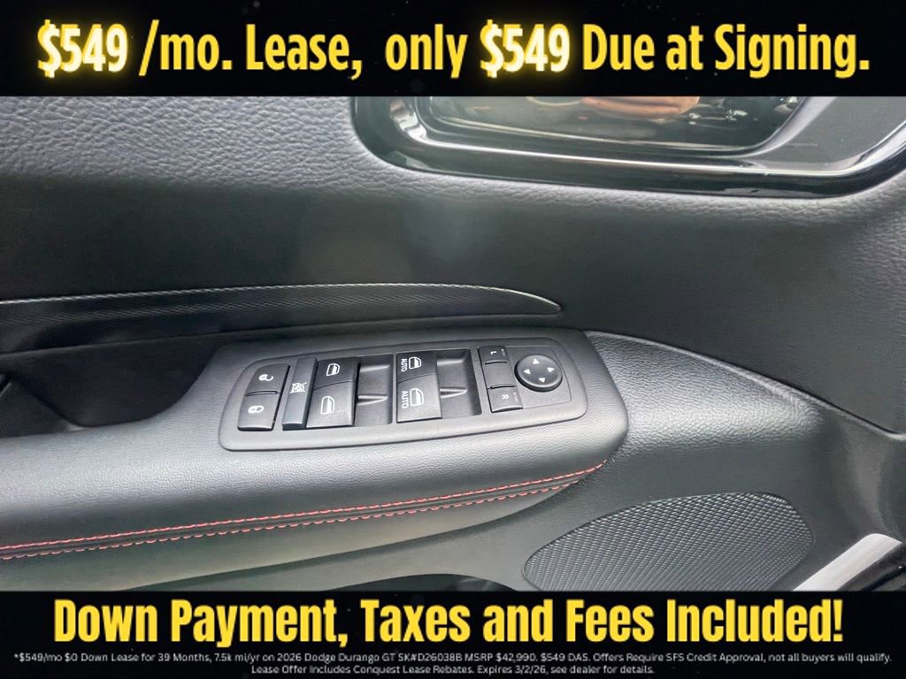 New 2026 Dodge Durango GT w/ Blacktop Package image 16