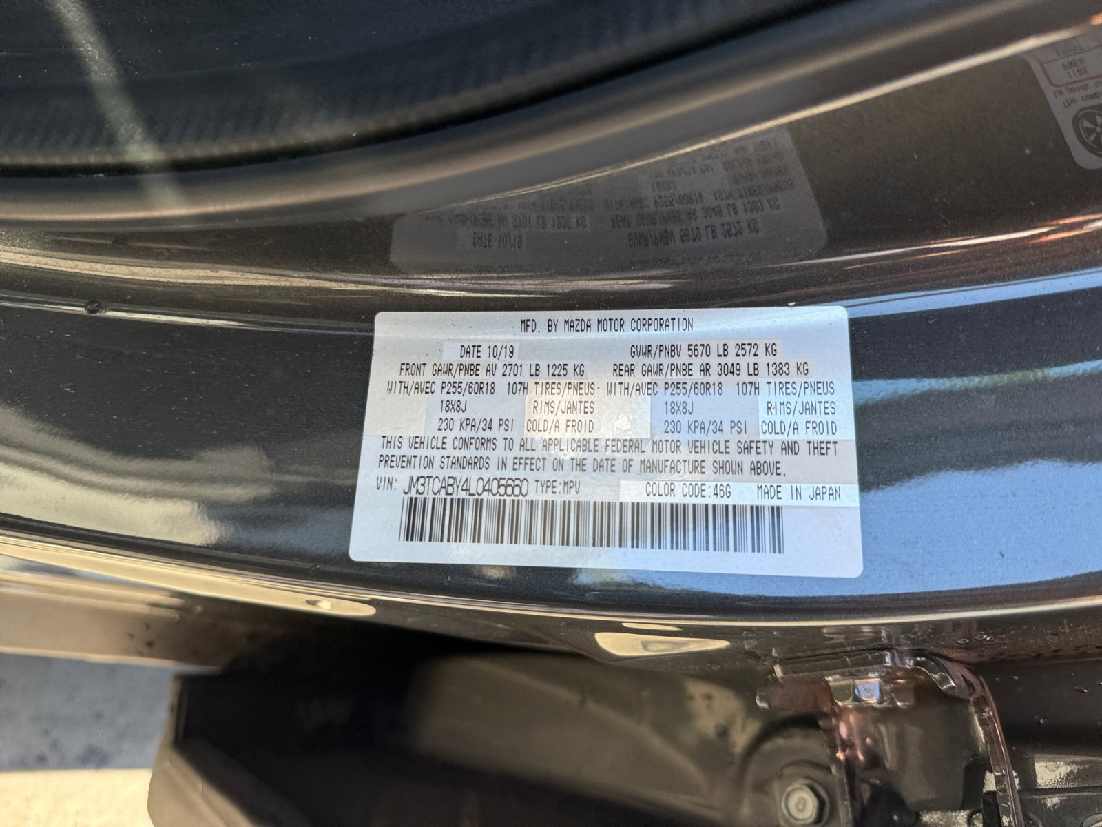 Used 2020 MAZDA CX-9 Sport image 25