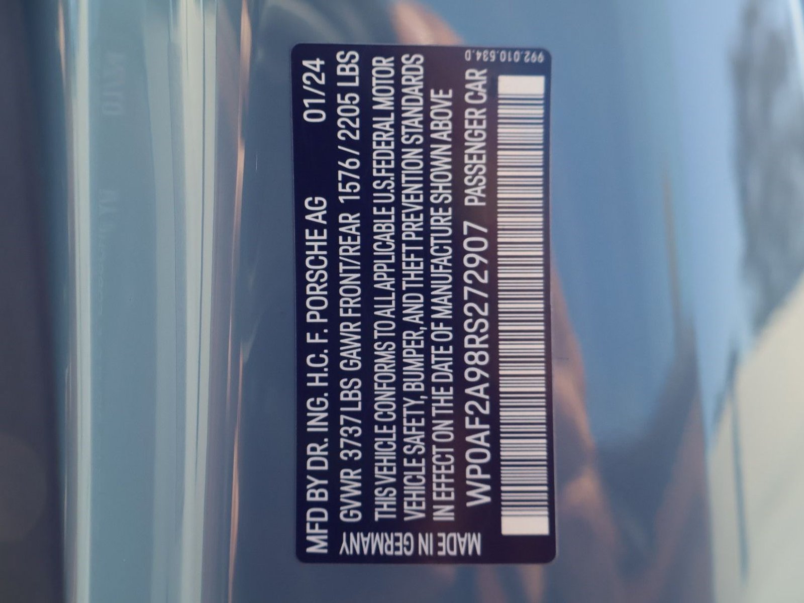 Certified 2024 Porsche 911 GT3 RS RWD image 26