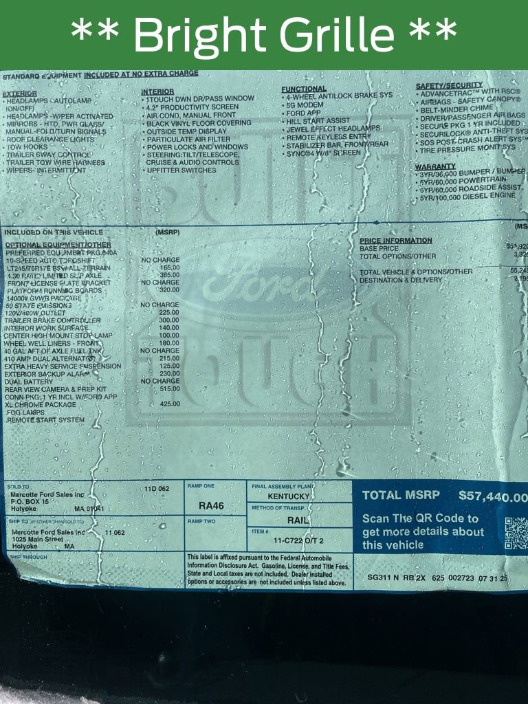 New 2026 Ford F350 XL w/ XL Chrome Package RWD image 15