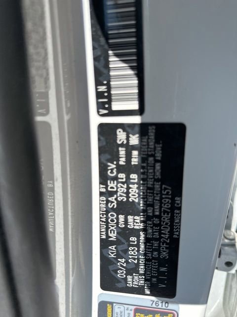 Certified 2024 Kia Forte LXS image 41