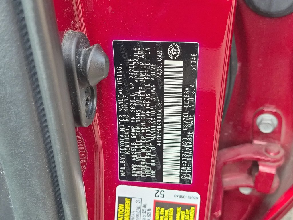 Used 2018 Toyota Camry XLE w/ Driver Assist Package FWD image 29