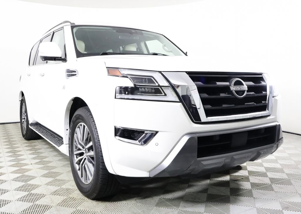 Used 2021 Nissan Armada SL w/ Captain's Chairs Package image 1