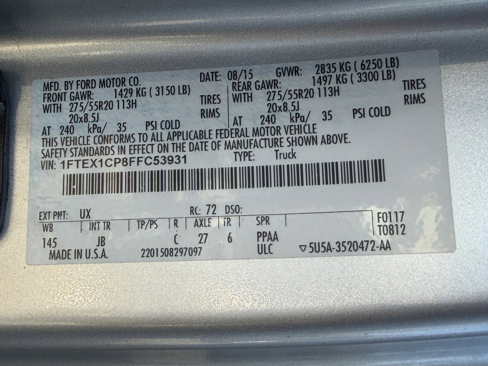 Used 2015 Ford F150 Lariat image 33