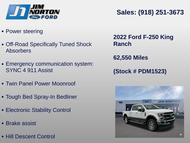 Used 2022 Ford F250 King Ranch w/ Chrome Package image 40