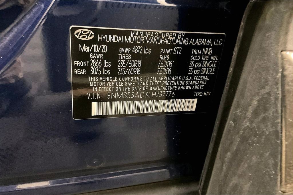 Used 2020 Hyundai Santa Fe Limited image 24