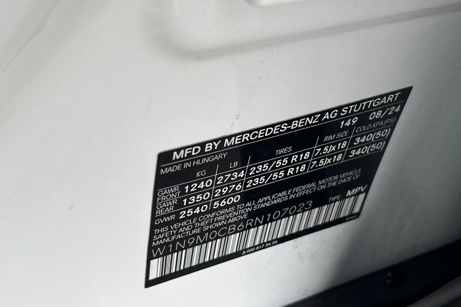 Certified 2024 Mercedes-Benz EQB 250+ image 27