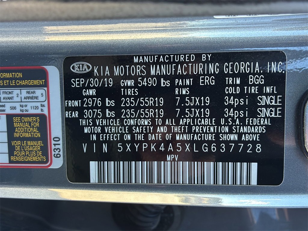 Used 2020 Kia Sorento SX image 39