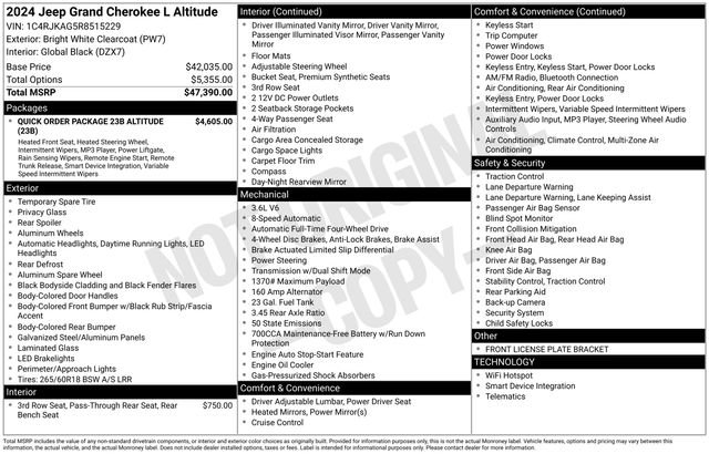 Used 2024 Jeep Grand Cherokee L Laredo image 9