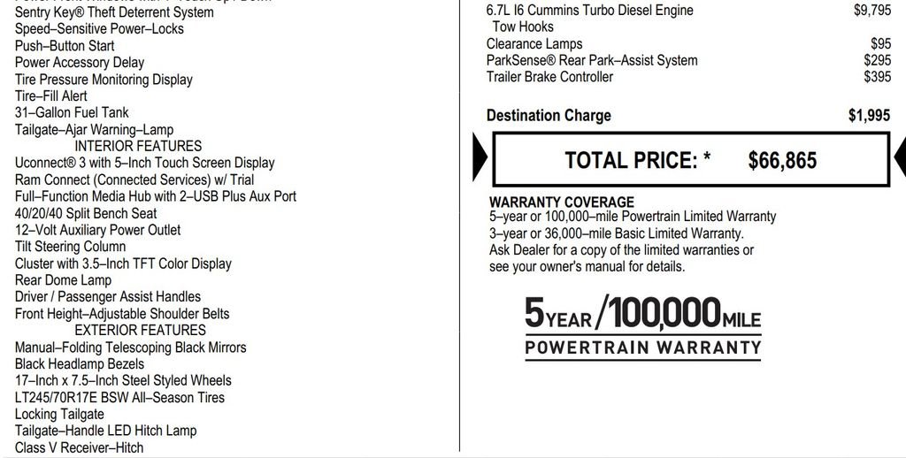 Used 2024 RAM 2500 Tradesman w/ Chrome Appearance Group image 18
