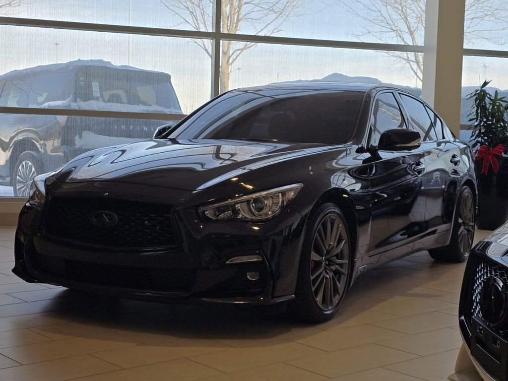 Used 2023 INFINITI Q50 Red Sport 400 w/ Black Opal Edition image 14