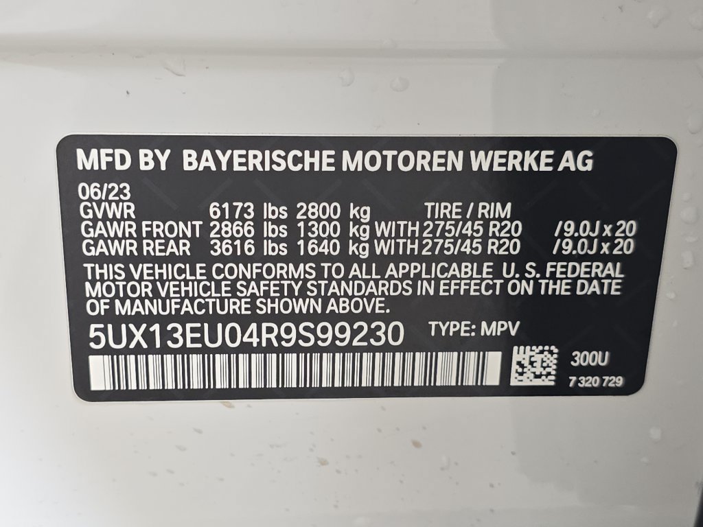 Certified 2024 BMW X5 sDrive40i w/ Premium Package RWD image 34