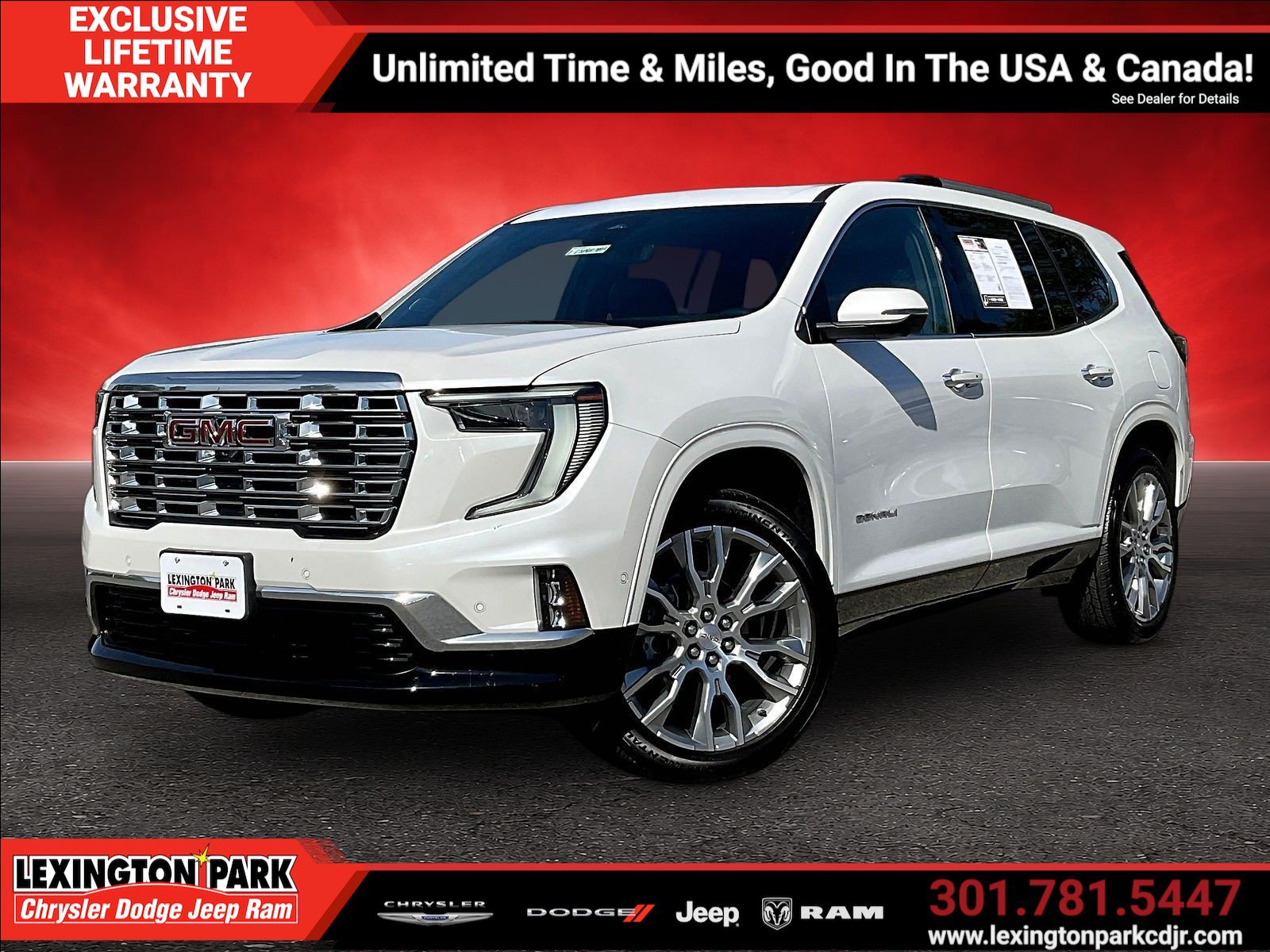 Used 2024 GMC Acadia Denali w/ Super Cruise Package FWD image 3