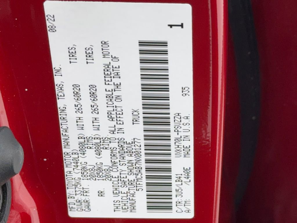 Used 2022 Toyota Tundra 1794 Edition image 54